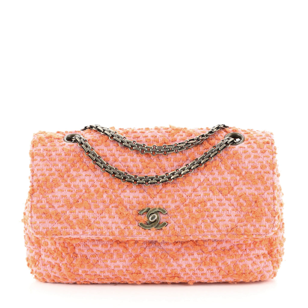 Chanel Pink Quilted Lambskin Elegant Chain Mini Belt Bag