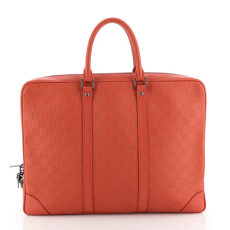 Porte-Documents Voyage Briefcase Damier Infini Leather