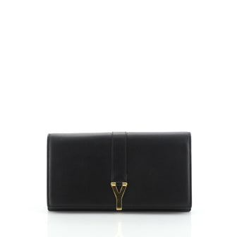 Y Line Flap Wallet Leather Long