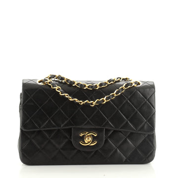 Vintage Classic Double Flap Bag Quilted Lambskin Small