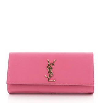 Classic Monogram Clutch Leather Long