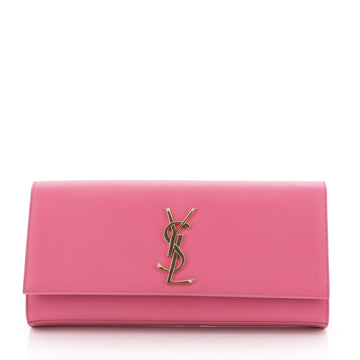 Classic Monogram Clutch Leather Long