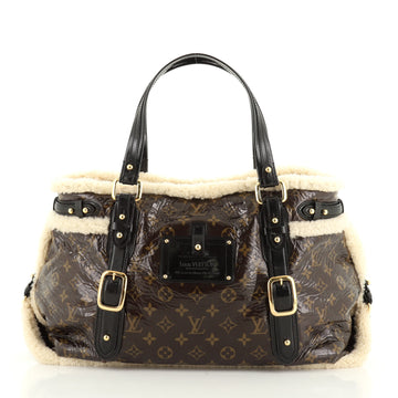 Thunder Handbag Limited Edition Monogram and Shearling