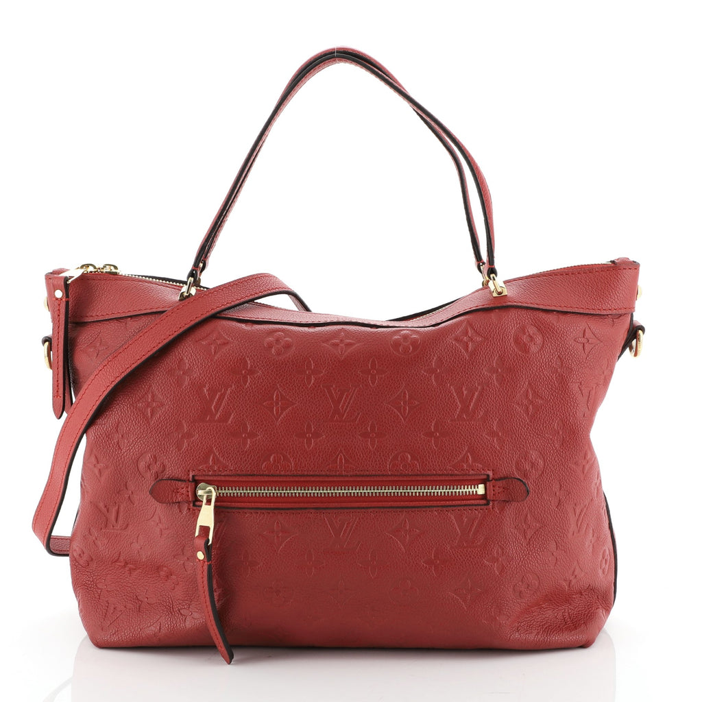 Louis Vuitton Bastille Bag Monogram Empreinte Leather MM Red 5082381