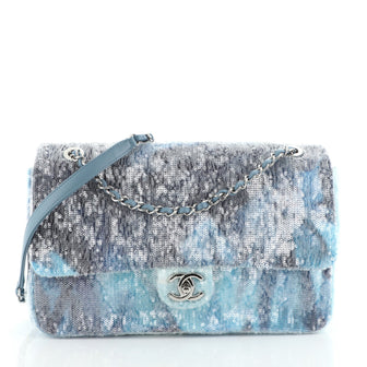 Waterfall CC Flap Bag Sequins Large