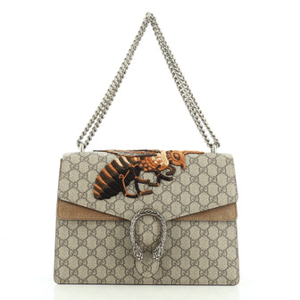Gucci Dionysus Bag Embroidered GG Coated Canvas Medium