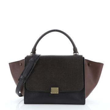 Celine Tricolor Trapeze Bag Leather Medium