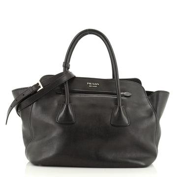Prada Cuir Convertible Shopping Tote Soft Calfskin Large