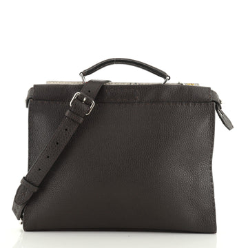 Selleria Peekaboo Fit Bag Leather with Printed Interior Regular