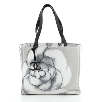 Camellia CC Tote Printed Canvas Medium