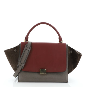 Celine Tricolor Trapeze Bag Leather Medium