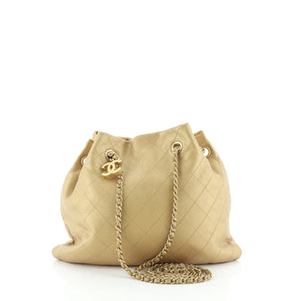 CC Bucket Bag Quilted Calfskin Small