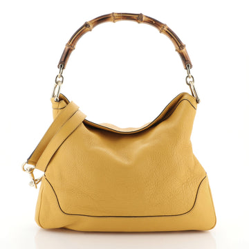 Diana Bamboo Shoulder Bag Leather Medium