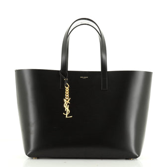 Classic Monogram Charm Shopper Tote Leather Medium