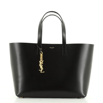 Classic Monogram Charm Shopper Tote Leather Medium