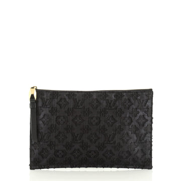 Flat Zip Pochette Limited Edition Monogram Lurex Canvas