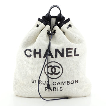 Deauville Backpack Raffia Large