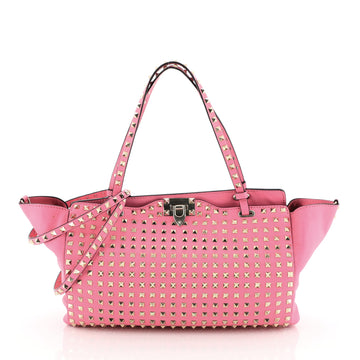 Valentino Rockstud Tote Full Studded Leather Medium