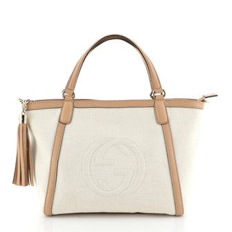 Soho Convertible Top Handle Bag Canvas Medium