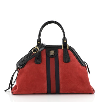 Gucci RE(BELLE) Top Handle Bag Suede Medium