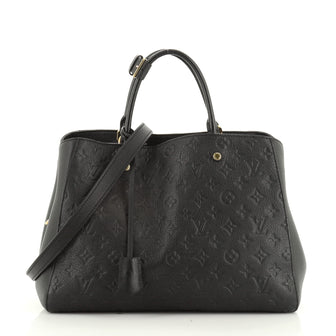 Montaigne Handbag Monogram Empreinte Leather GM