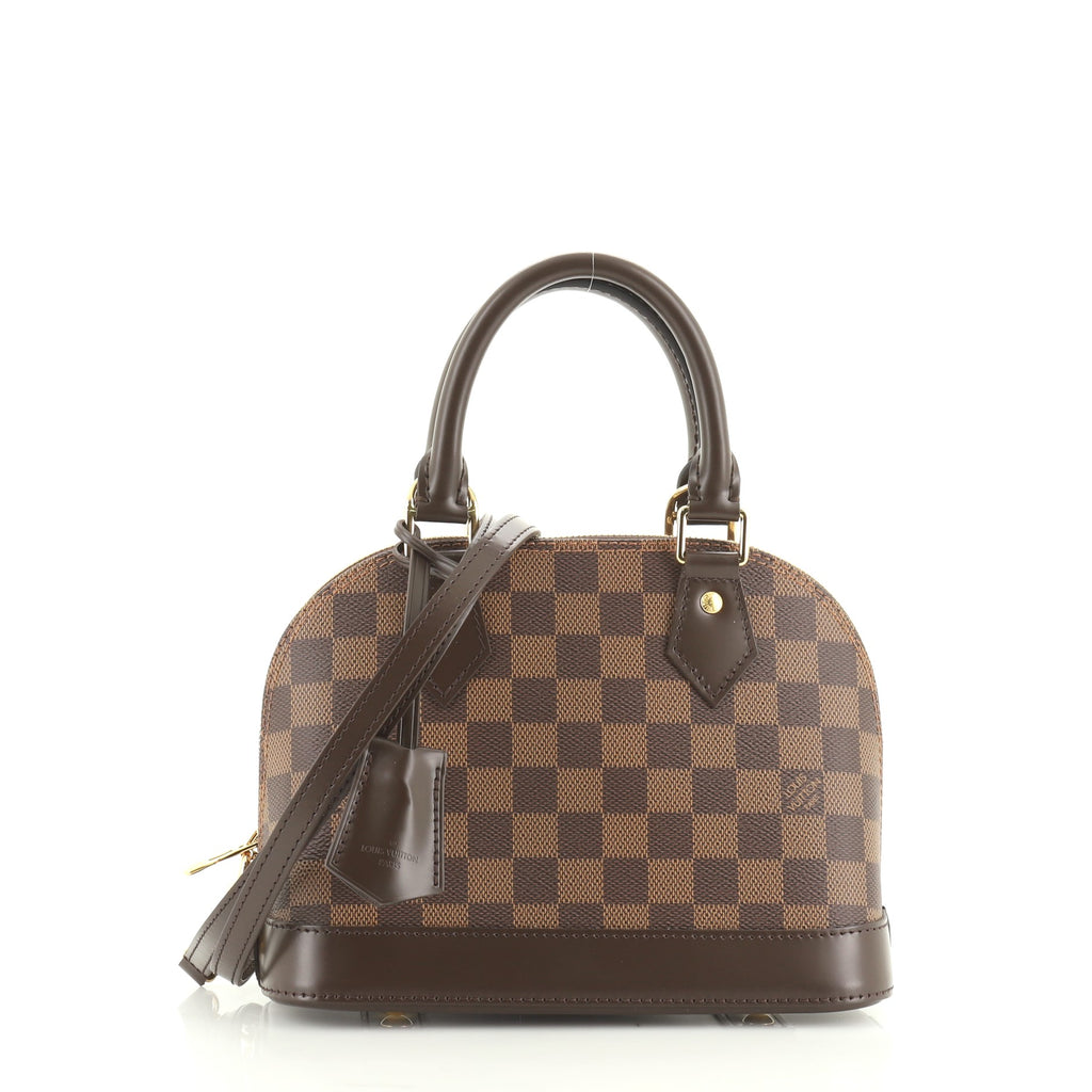 Authentic Louis Vuitton Alma BB Brown/Cream, Gently