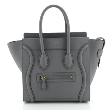 Celine Luggage Bag Grainy Leather Micro