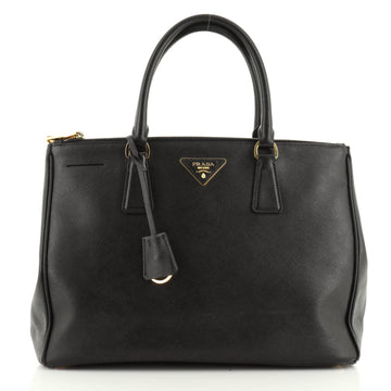 Double Zip Lux Tote Saffiano Leather Medium