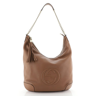 Soho Chain Hobo Leather Medium