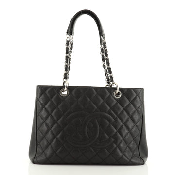 Chanel Grand Shopping Tote Quilted Caviar 