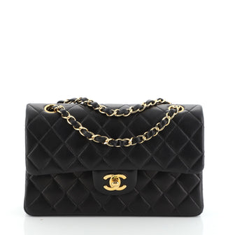 Classic Double Flap Bag Quilted Lambskin Small