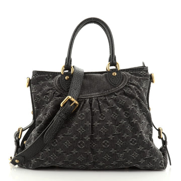 Louis Vuitton Neo Cabby Handbag Denim GM
