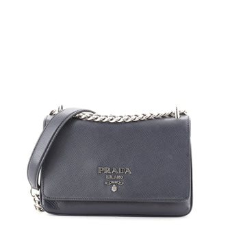 Prada Chain Flap Bag Saffiano Leather Small