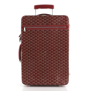 Goyard Carry On Trolley Rolling Luggage Coated Canvas PM