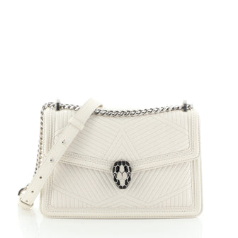 Serpenti Forever Shoulder Bag Quilted Leather Small
