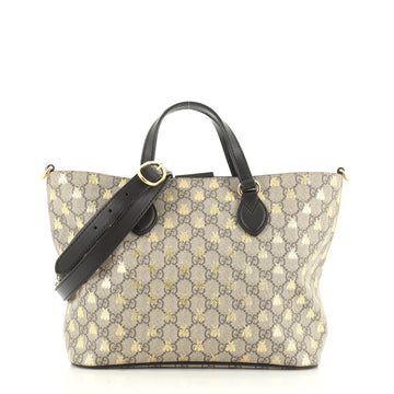 Gucci Convertible Soft Tote Printed GG Coated Canvas Small