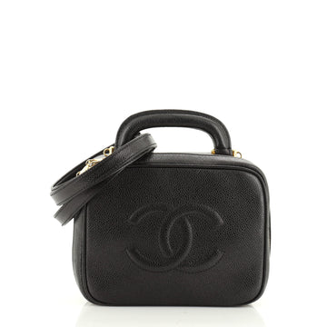Chanel Vintage Timeless CC Vanity case Caviar Small