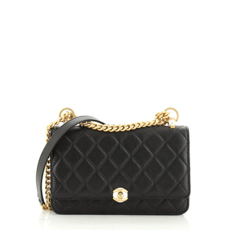 Chanel Pearl Wallet on Chain Quilted Goatskin 
