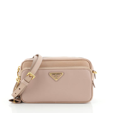 Prada Front Pocket Crossbody Bag Saffiano Leather Small