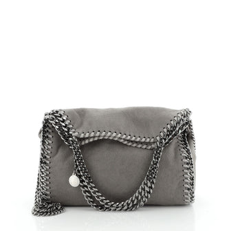 Stella McCartney Falabella Fold Over Crossbody Bag Shaggy Deer Mini