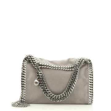Stella McCartney Falabella Fold Over Crossbody Bag Shaggy Deer Mini