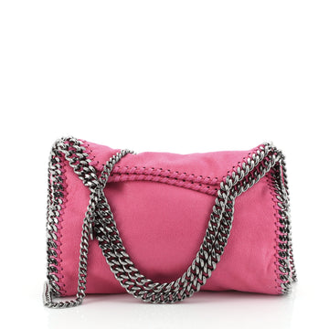Stella McCartney Falabella Fold Over Crossbody Bag Shaggy Deer Mini