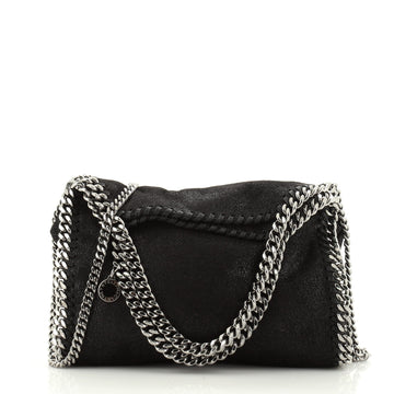 Stella McCartney Falabella Fold Over Crossbody Bag Shaggy Deer Mini