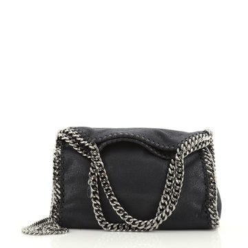Stella McCartney Falabella Fold Over Crossbody Bag Shaggy Deer Mini