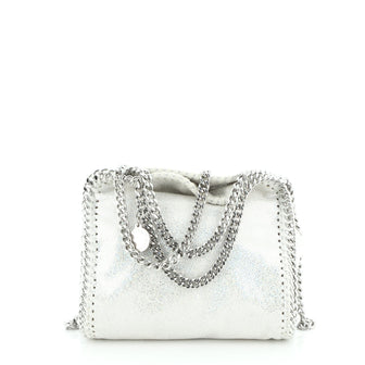 Stella McCartney Falabella Fold Over Crossbody Bag Shaggy Deer Tiny