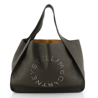 Stella McCartney Alter Tote Studded Faux Leather East West