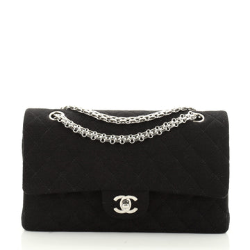 Chanel Vintage Reissue Chain Double Flap Bag Quilted Jersey Medium