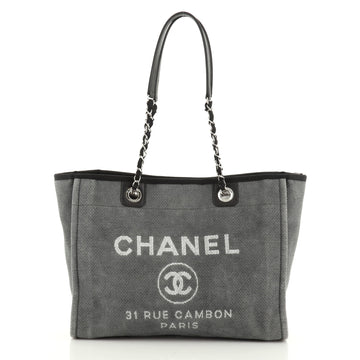 Chanel Deauville Tote Canvas Small