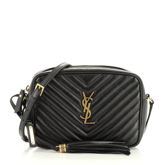 Saint Laurent Lou Camera Bag Matelasse Chevron Leather Small