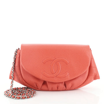 Chanel Half Moon Wallet on Chain Caviar 